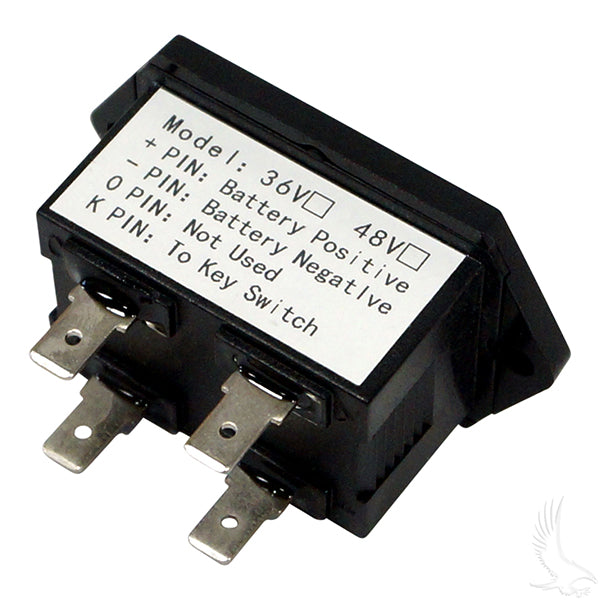 Medidor de carga, 48 V con lengüetas