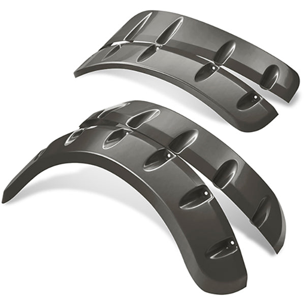 Juego de protectores de guardabarros DoubleTake para carrocería Phoenix, Club Car Precedent 04+, grafito, PN# FFL-DT0123-GP