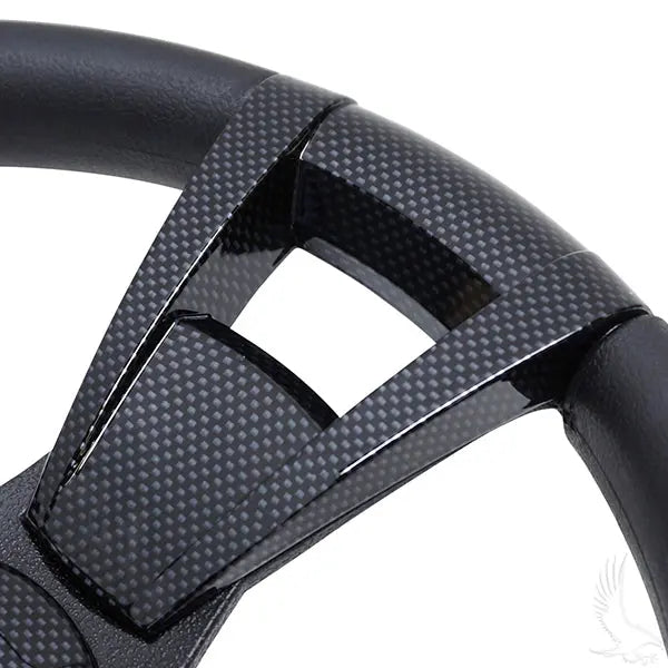 Fontana Steering Wheel, Carbon Fiber, E-Z-Go Hub Redhawk