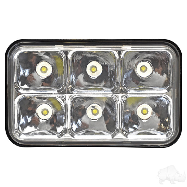 Factory Style Headlight, LED, E-Z-Go Marathon 80-94, ST350 96+
