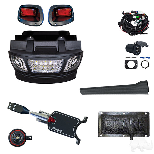 Kit de barra de luces para armar su propio modelo EZ-Go TXT 2014+ (estándar, montaje en pedal) PN# LGT-312LT2B1