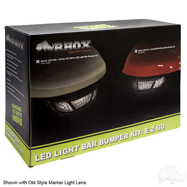 Kit de barra de luces para armar su propio modelo EZ-Go TXT 2014+ (estándar, montaje en pedal) PN# LGT-312LT2B1