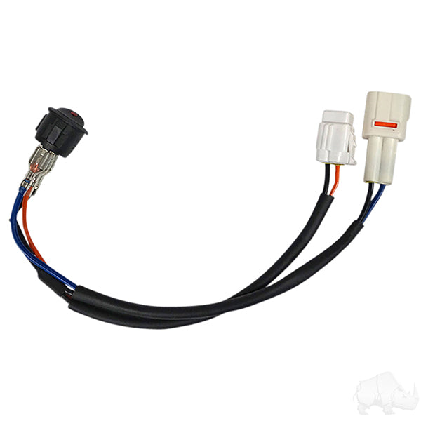 Interruptor de palanca con arnés, compatible con luz decorativa, 12-48 V, PN n.° LGT-331