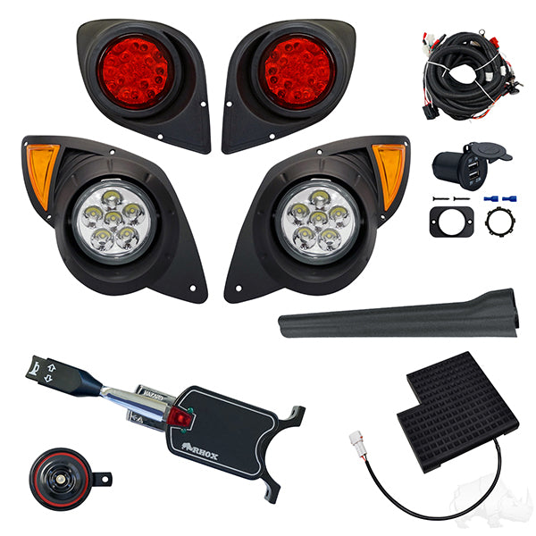 Cree su propio kit de luces LED de fábrica, Yamaha Drive 07-16 (Deluxe, montaje de pedal OE) PN# LGT-607LT2B13