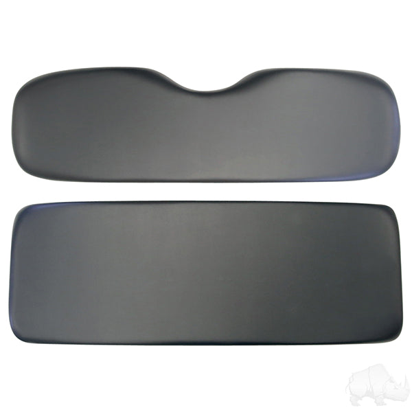 Juego de cojines RHOX Rhino, universales de color negro (sin patrón de ribete), PN# SEAT-001B