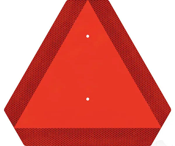 Slow Moving Vehicle Emblem, Aluminum- from Lakeside Buggies