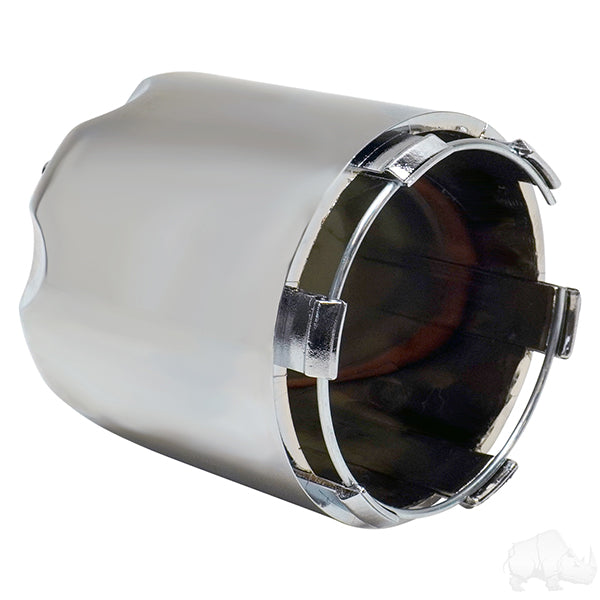 Tapa central cromada, estilo a presión. N.º de pieza TIR-904C