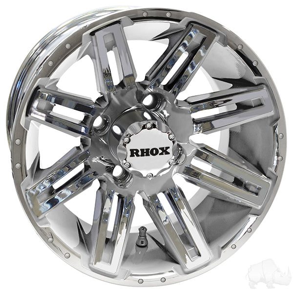RHOX RX265, cromado, 12 x 7, ET-25, n.º de pieza TIR-RX265-C