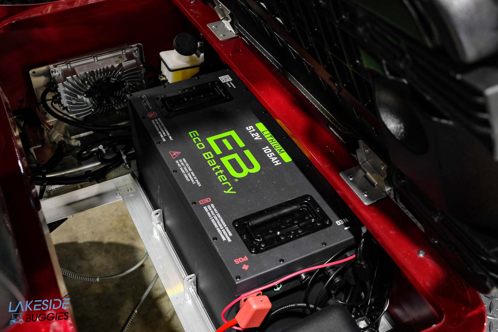 2024 Kodiak Apex Burgundy  4 Passenger Lifted Golf Cart PN# 7V3KSB1D0PG000766 -  Kodiak EV at LakesideBuggies.com