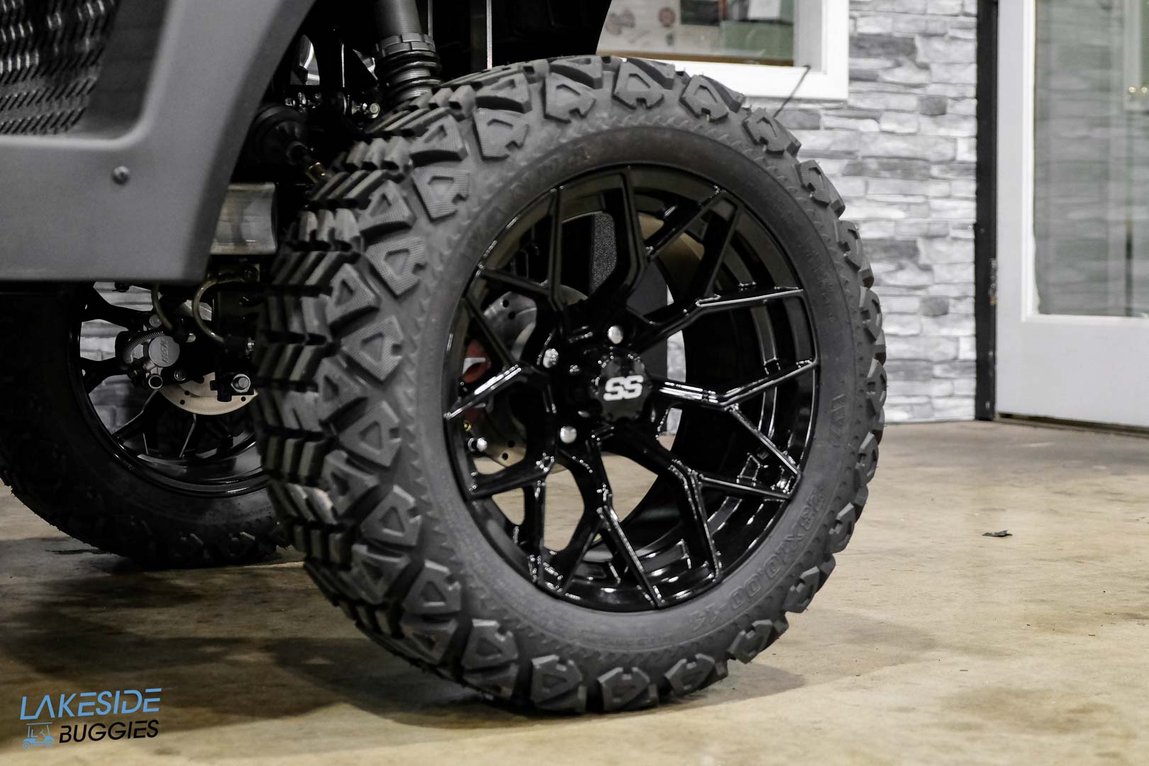 2024 Kodiak Apex Burgundy  4 Passenger Lifted Golf Cart PN# 7V3KSB1D0PG000766 -  Kodiak EV at LakesideBuggies.com