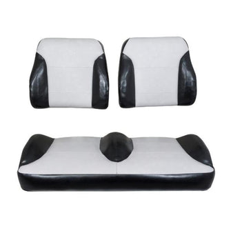 Lakeside Buggies EZGO TXT Black/Silver Suite Seats (Years 2014-Up)- 2057 EZGO Premium seat cushions and covers
