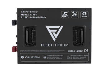 51 Volt 160 AH Fleet Lithium Battery Fleet Lithium Individual Batteries undefined