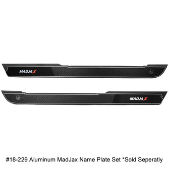 Lakeside Buggies MadJax Aluminum Name Plate and Rocker Panel Set for E-Z-GO TXT / Express S4 / Cushman Hauler Pro/Hauler 800- 18-232 MadJax Rear body