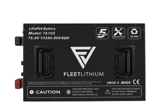 Display Case - 76 Volt 105 AH Fleet Lithium (NON FUNCTIONAL) Fleet Lithium Promo undefined