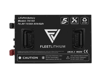 76 Volt 105 AH Fleet Lithium Battery Fleet Lithium Individual Batteries undefined