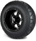 Lakeside Buggies MODZ 12" Ambush Glossy Black Wheels & Street Tires Combo- G1-5200-GB STREET OPTION Modz Tire & Wheel Combos