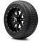 Lakeside Buggies MODZ 12" Assault Glossy Black with Ball Mill Wheels & Street Tires Combo- G1-5201-BB STREET OPTION Modz Tire & Wheel Combos