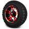 Lakeside Buggies MODZ 12" Vampire Red and Black Wheels & Off-Road Tires Combo- G1-5202-MBR OFF-ROAD OPTION Modz Tire & Wheel Combos