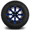 Lakeside Buggies MODZ 12" Tempest Blue and Black Wheels & Off-Road Tires Combo- G1-5203-MBB OFF-ROAD OPTION Modz Tire & Wheel Combos