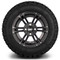 Lakeside Buggies MODZ 12" Enforcer Matte Black Wheels & Off-Road Tires Combo- G1-5211-MTB OFF-ROAD OPTION Modz Tire & Wheel Combos