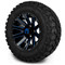 Lakeside Buggies MODZ 12" Mauler Blue and Black with Ball Mill Wheels & Off-Road Tires Combo- G1-5212-BBB OFF-ROAD OPTION Modz Tire & Wheel Combos