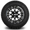 Lakeside Buggies MODZ 12" Vortex Glossy Black Wheels & Off-Road Tires Combo- G1-5216-GB OFF-ROAD OPTION Modz Tire & Wheel Combos