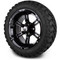Lakeside Buggies MODZ 14" Ambush Glossy Black Wheels & Off-Road Tires Combo- G1-5400-GB OFF-ROAD OPTION Modz Tire & Wheel Combos