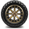 Lakeside Buggies MODZ 14" Assault Matte Bronze Wheels & Off-Road Tires Combo- G1-5401-BRZ OFF-ROAD OPTION Modz Tire & Wheel Combos