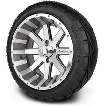 Lakeside Buggies MODZ® 14" Assault Machined Gunmetal Wheels & Street Tires Combo- MACHINED GUNMETAL Modz Tire & Wheel Combos