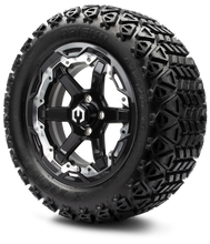 Lakeside Buggies MODZ 14" Gladiator Machine & Black Wheels and Off-Road Tires Combo- G1-5413-MB OFF-ROAD OPTION Modz Tire & Wheel Combos