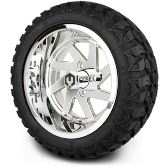 Lakeside Buggies MODZ® 14" Mayhem Chrome Wheels & Off-Road Tires Combo- CHROME Modz Tire & Wheel Combos