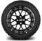 Lakeside Buggies MODZ 14" Vortex Glossy Black Wheels & Off-Road Tires Combo- G1-5416-GB OFF-ROAD OPTION Modz Tire & Wheel Combos