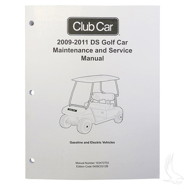 Lakeside Buggies Maintenance & Service Manual, Club Car DS Gas & Electric 09-11- LIT-CC11 Lakeside Buggies NEED TO SORT