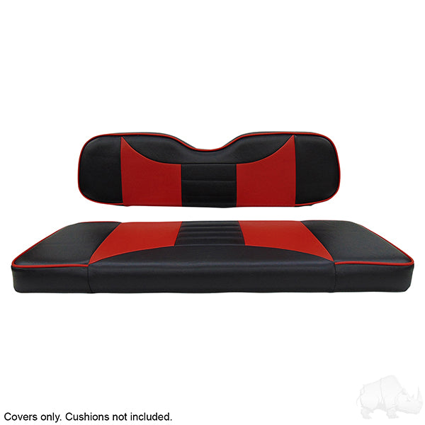 Lakeside Buggies RHOX SS Cover Set, Rally Black/Red, E-Z-Go TXT 96+- SEAT-711BR-R-CV Rhox NEED TO SORT