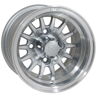 Lakeside Buggies GTW® Medusa 10″ Machined & Silver Wheel (3:4 Offset)- 19-155 GTW Wheels
