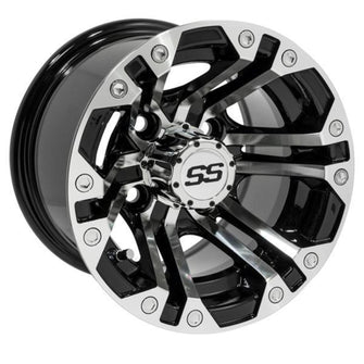 Lakeside Buggies 10x7 GTW® Machined / Black Specter Wheel- 19-149 GTW Wheels