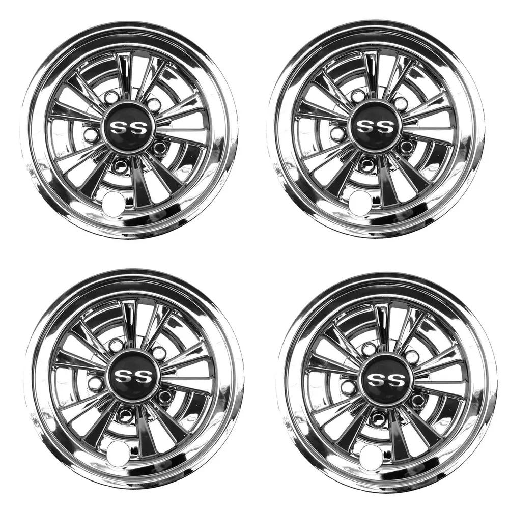 GTW 8 inch Golf Cart Wheel Covers - Set of 4 Lakeside Buggies