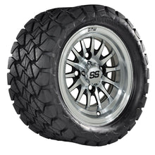 Lakeside Buggies 10" GTW Medusa Black and Machined Wheels with 22" Timberwolf Mud Tires - Set of 4- A19-302 GTW Tire & Wheel Combos