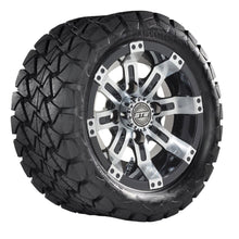 Lakeside Buggies 10" GTW Tempest Black and Machined Wheels with 22" Timberwolf Mud Tires - Set of 4- A19-332 GTW Tire & Wheel Combos