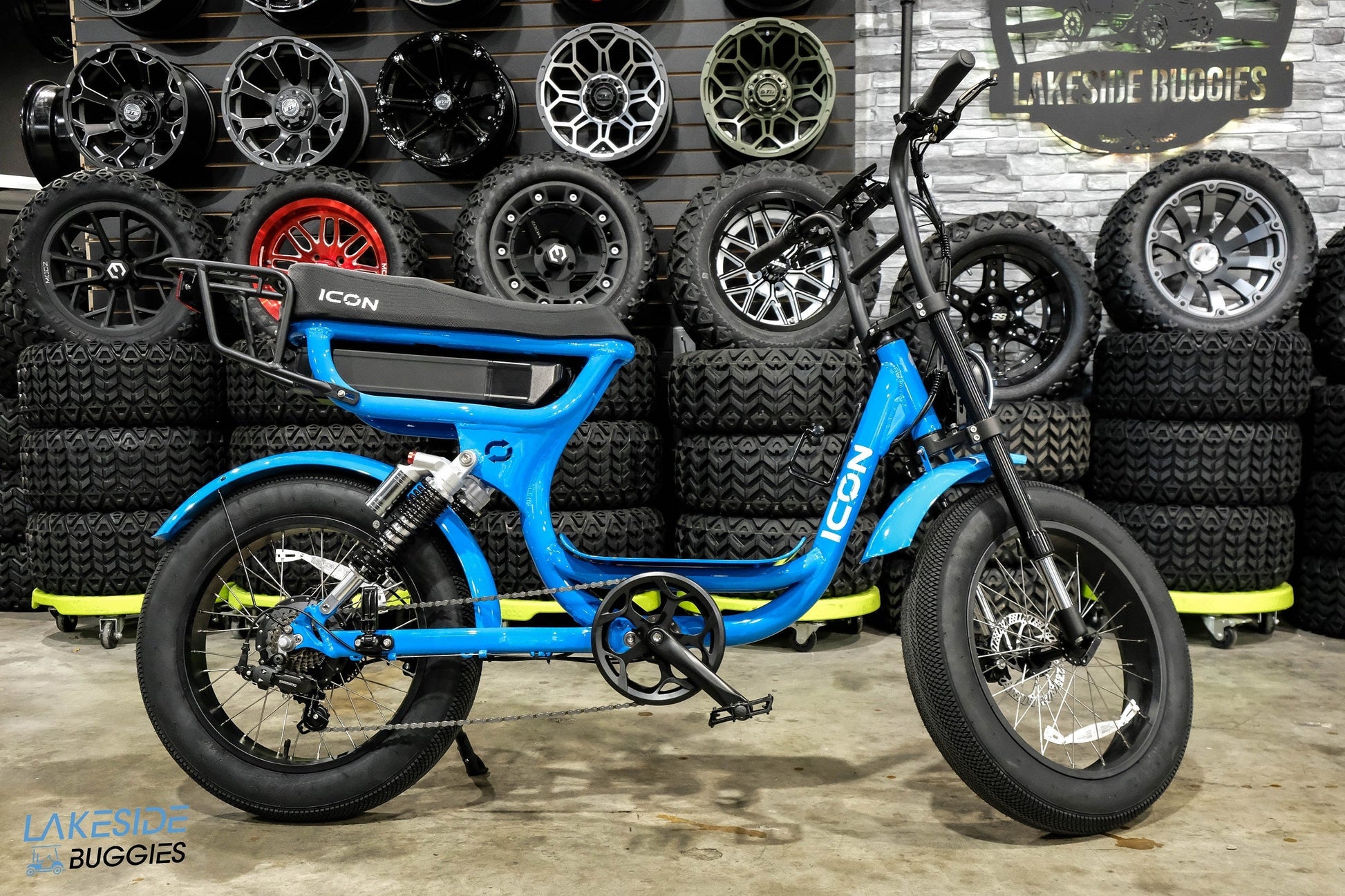 2023 Icon EV Electric Bicycle Caribbean Blue PN# 165322320000158 -  ICON at LakesideBuggies.com
