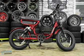Bicicleta eléctrica 2024 Icon EV Rojo sangría