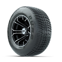 GTW Spyder Machined/Black 10 in Wheels with 205/50-10 Duro Low-profile Tires  Full Set