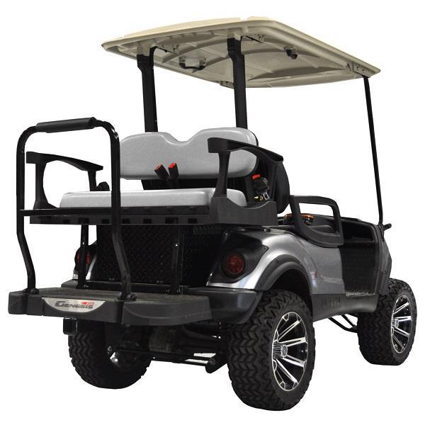 Yamaha G29/Drive MadJax Genesis 250 Rear Seat with Standard Grey Seat Cushions (Years 2007-2016)