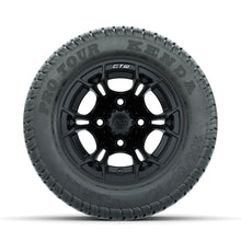 GTW Spyder Matte Black 10 in Wheels with 205/50-10 Kenda Pro Tour Low-profile Tires  Full Set
