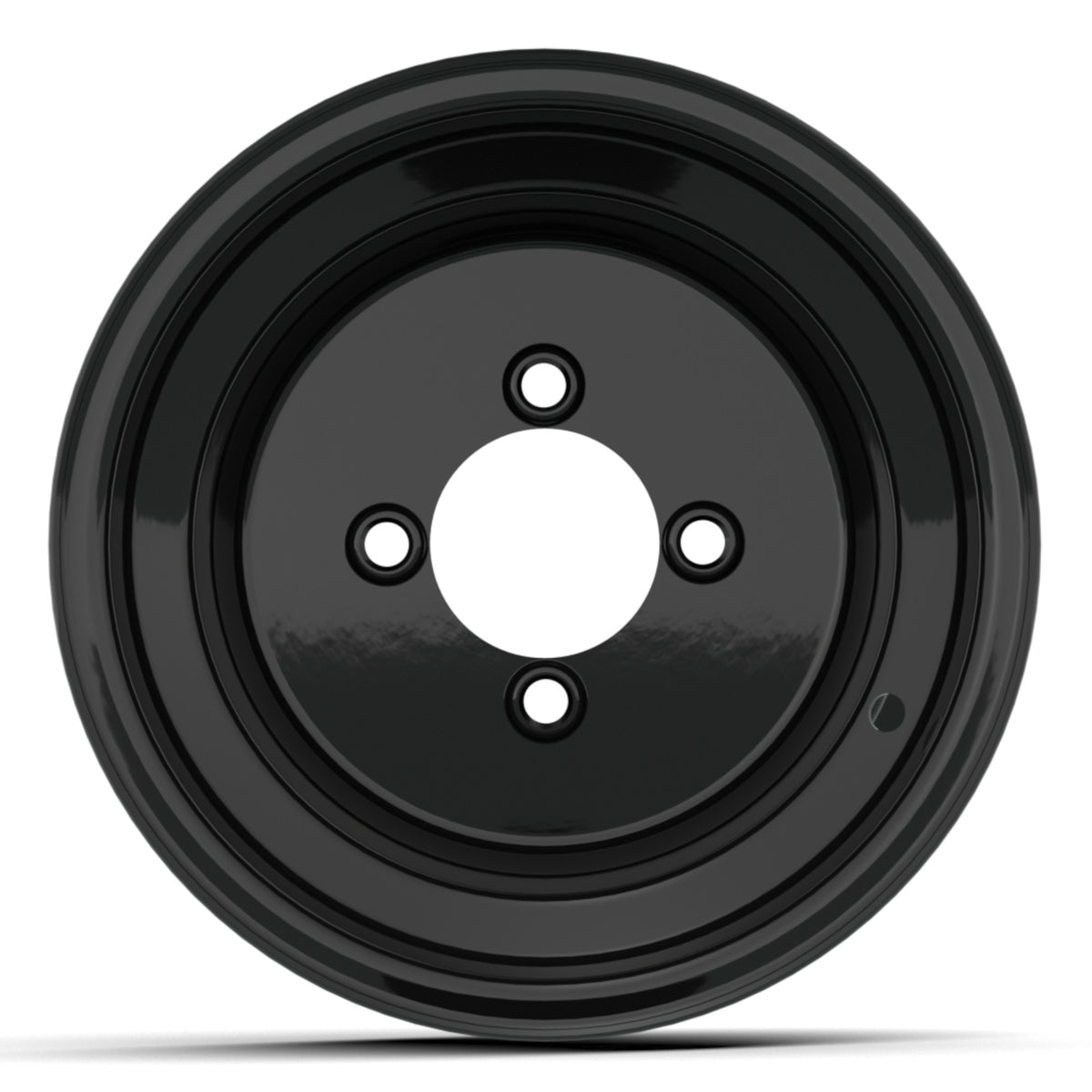 10" Matte Black Steel Wheel (3:5 Offset)