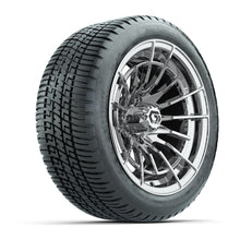 GTW Boost Chrome 14 in Wheels with 205/30-14 Fusion Street Tires  Full Set