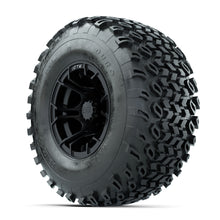 GTW Spyder Matte Black 10 in Wheels with 22x11-10 Duro Desert All Terrain Tires  Full Set
