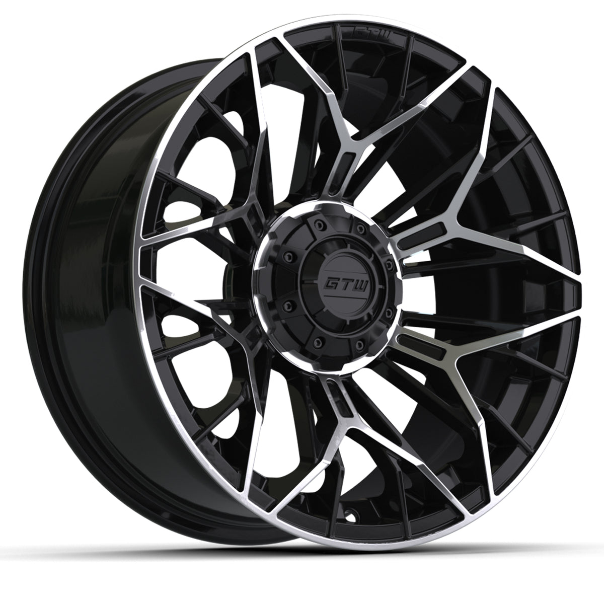 15" GTW Stellar Black with Machined Accents Wheel
