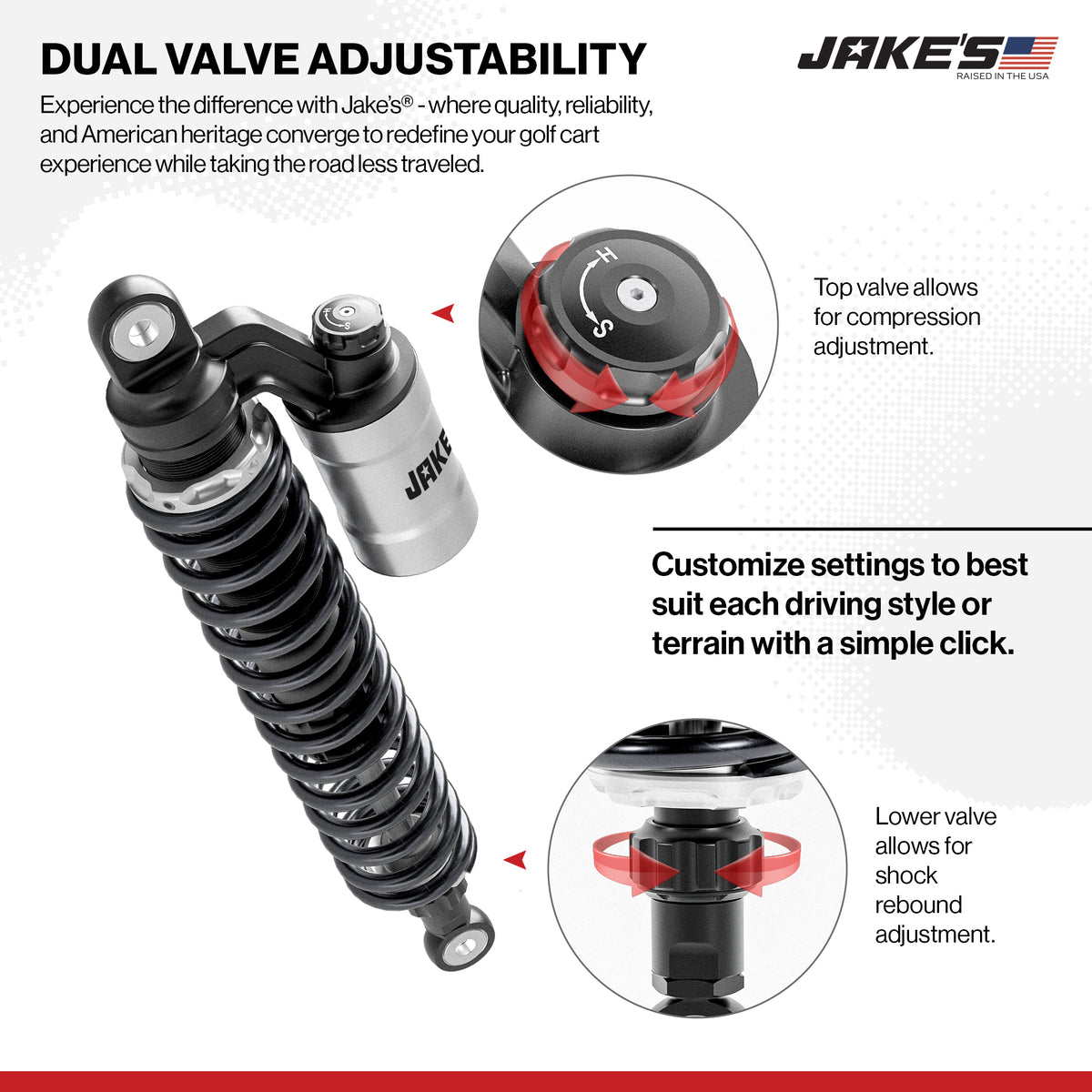 Jakes Long Travel Shocks with External Reservoir
