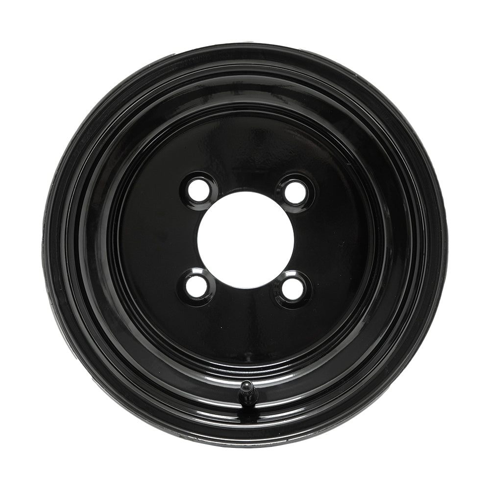 10" Black Steel Wheel (Centered)